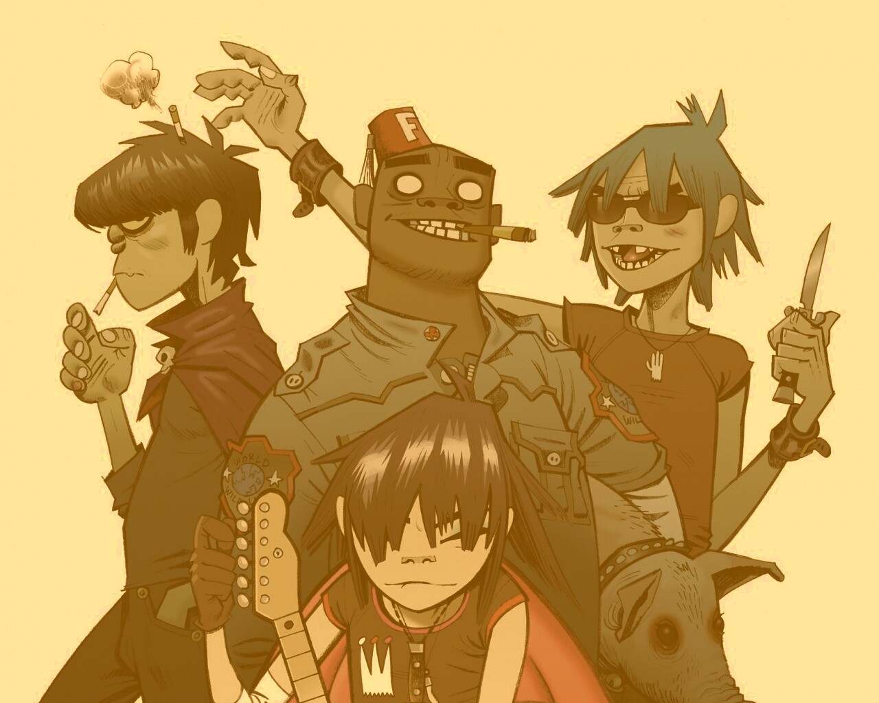 Gorillaz обои