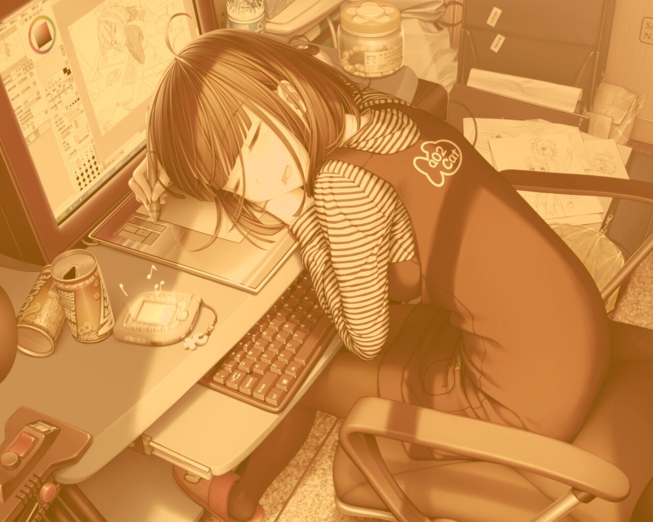 Нарисовать самого себя обои