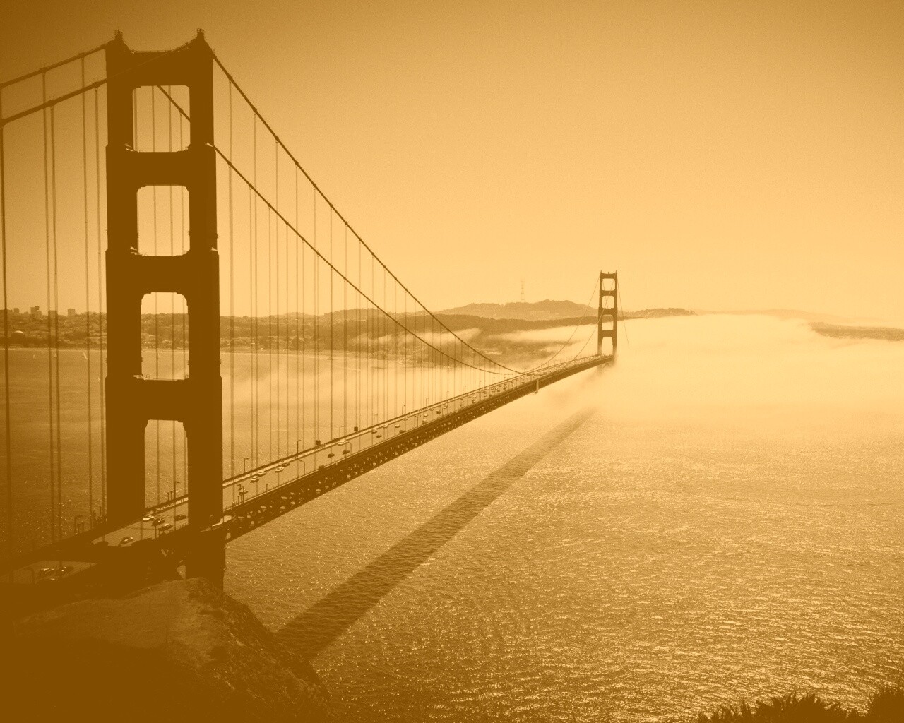 Мост Золотые Ворота обои