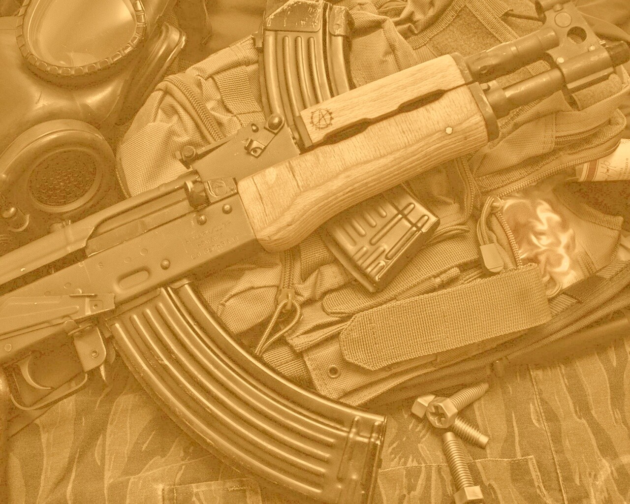 Автомат АК-47 обои