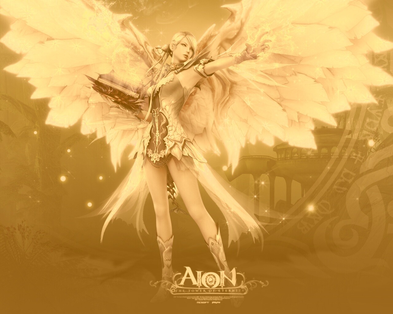 Девушка из Aion обои