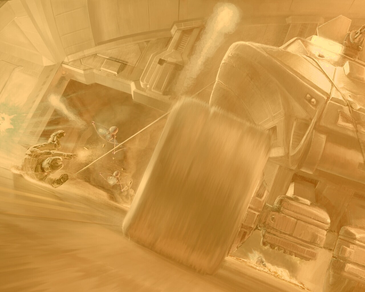 Погоня в Halo обои