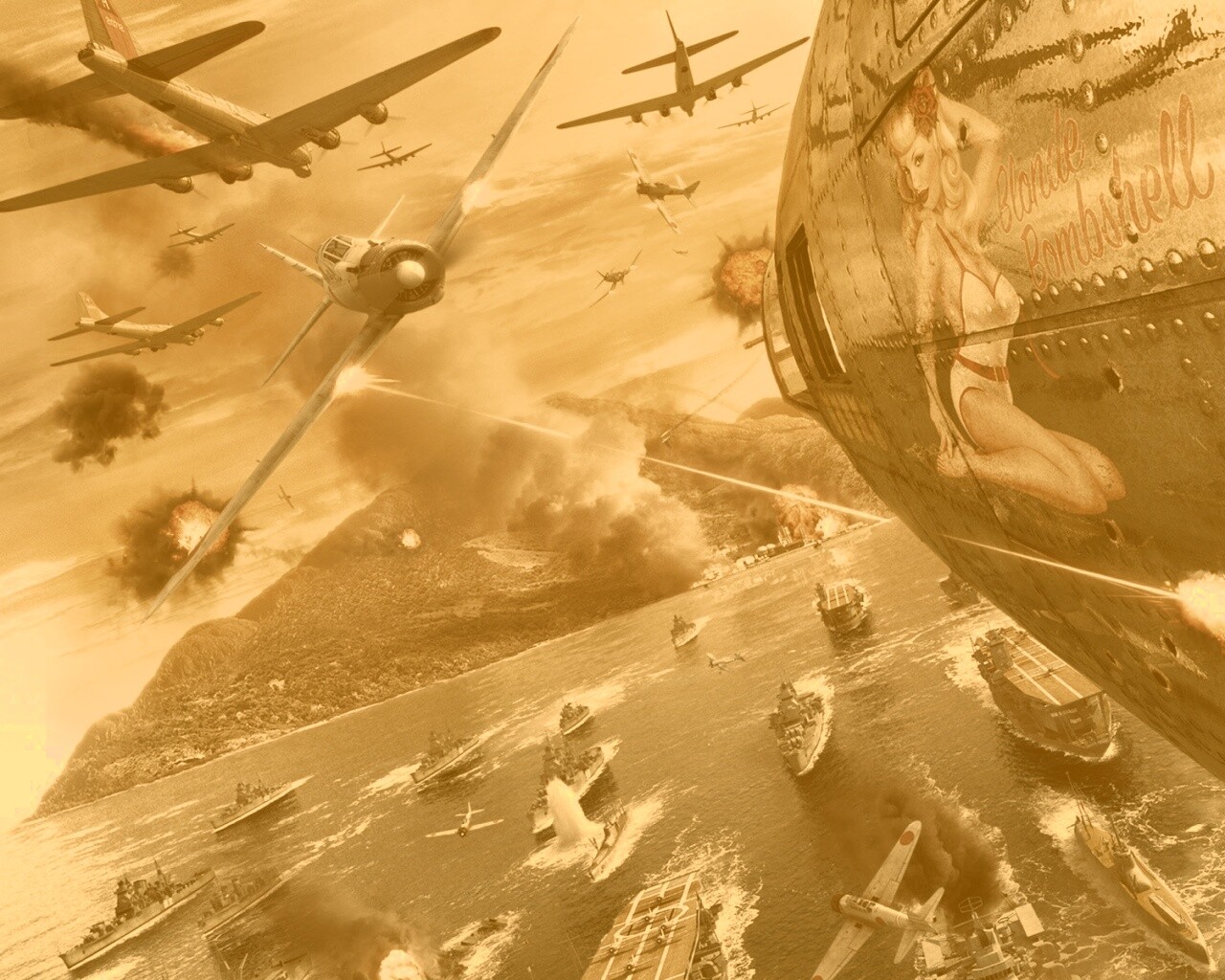 Battlestations Pacific обои