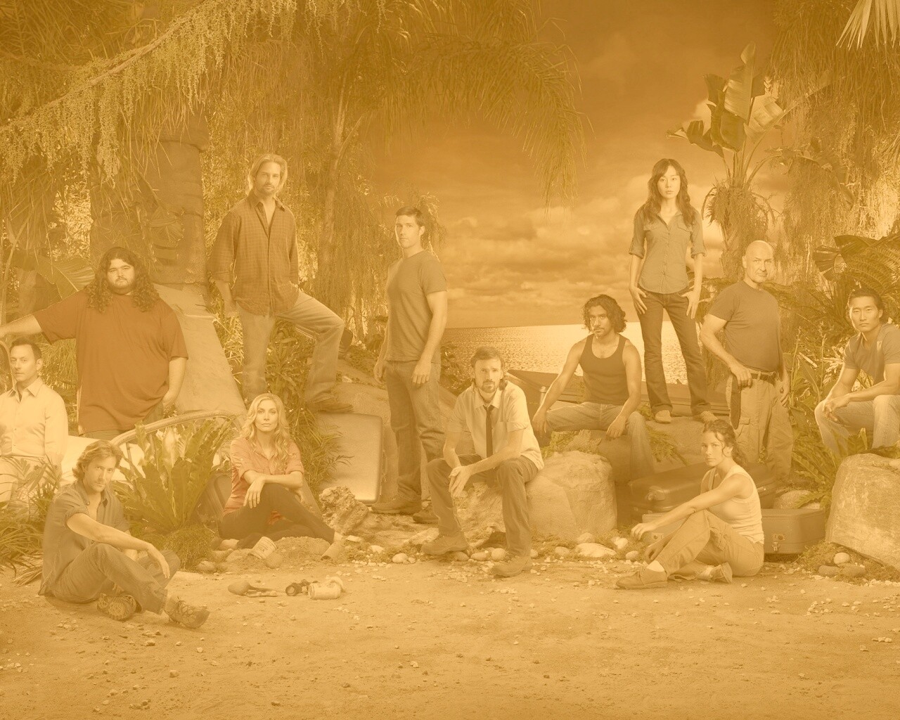 Герои сериала LOST обои