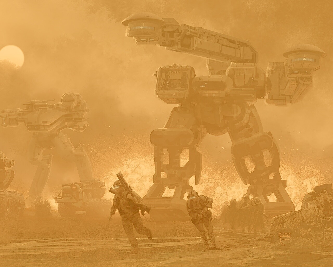 Война будущего обои