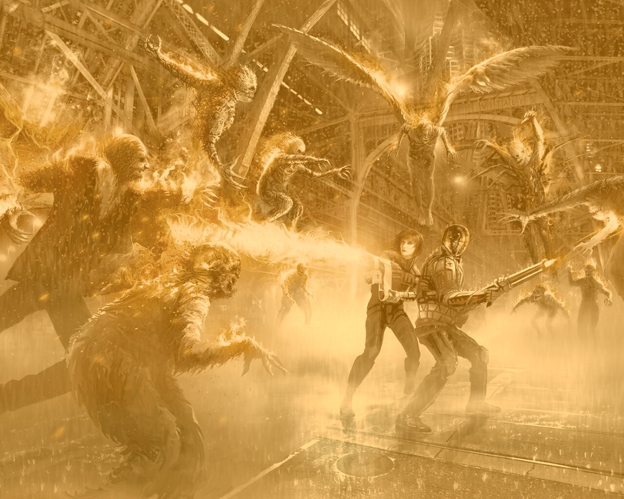 Игровой фанарт обои