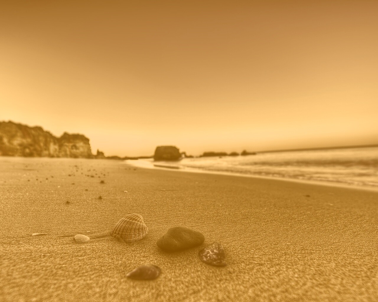 Океанский берег обои