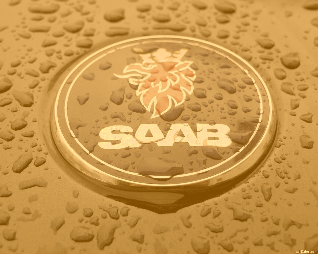 Логотип Saab обои