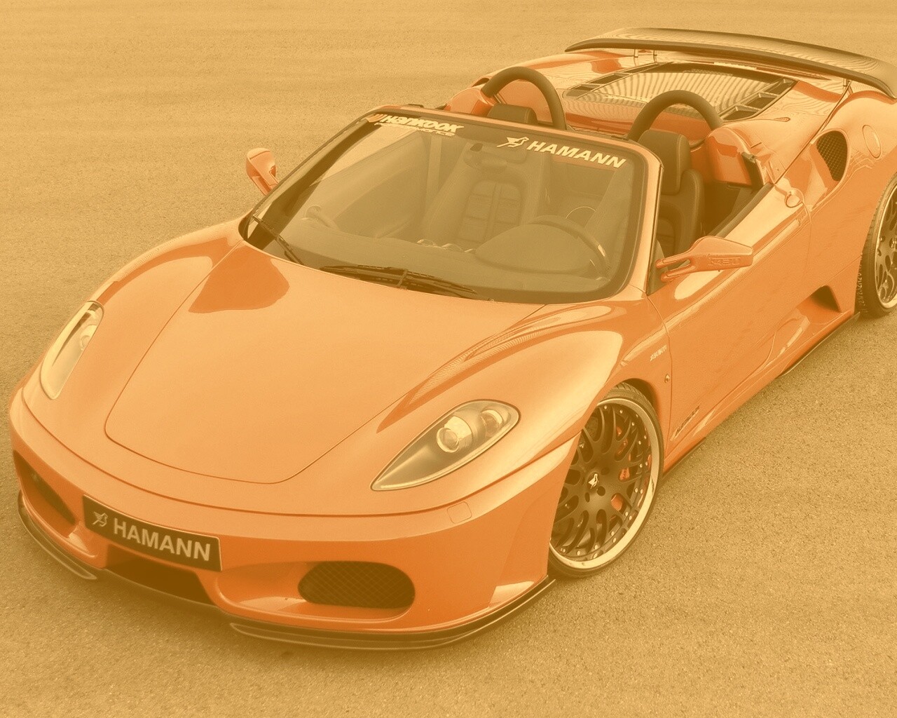 Ferrari  с тюнингом от Hamann обои