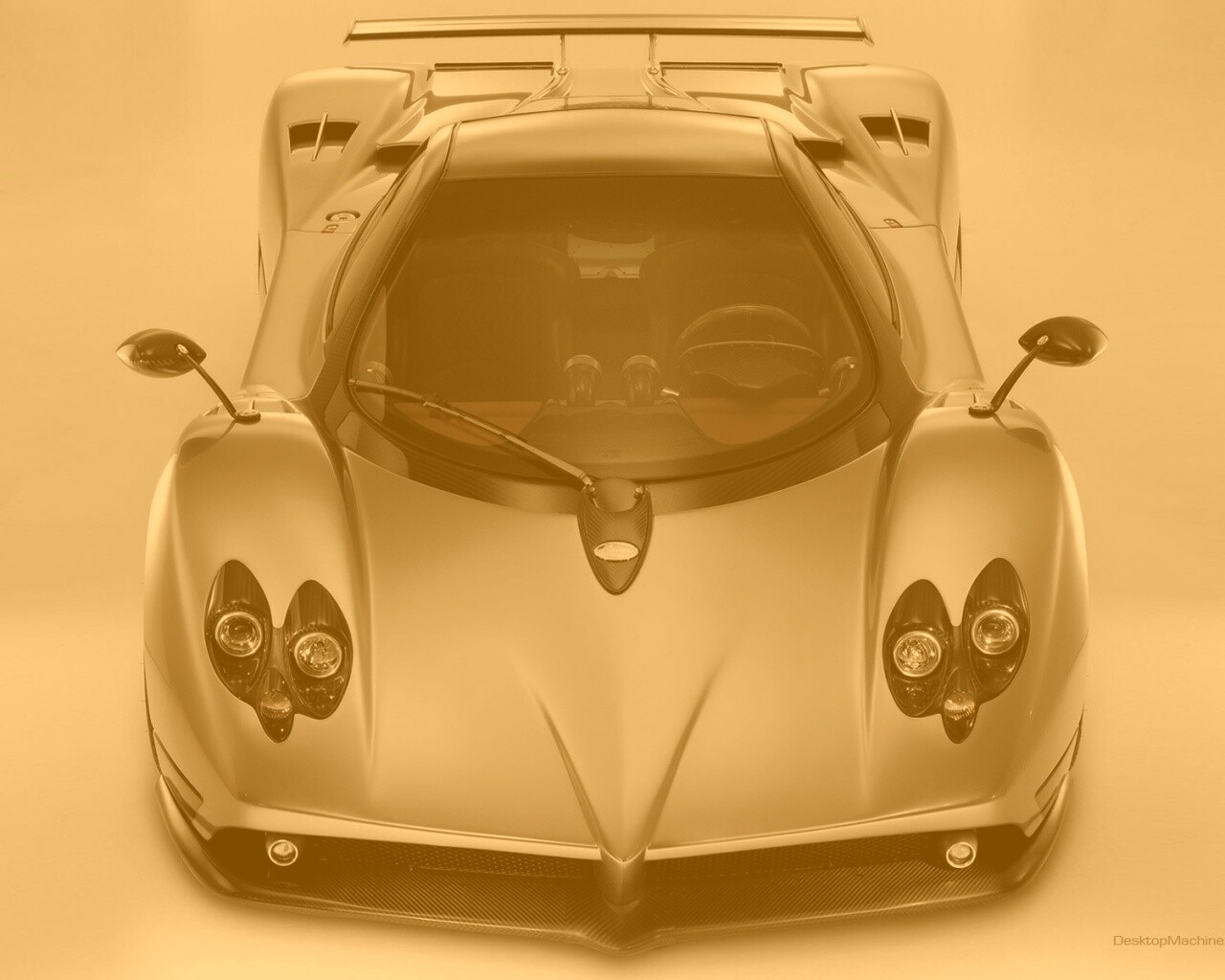 Pagani Zonda спереди обои