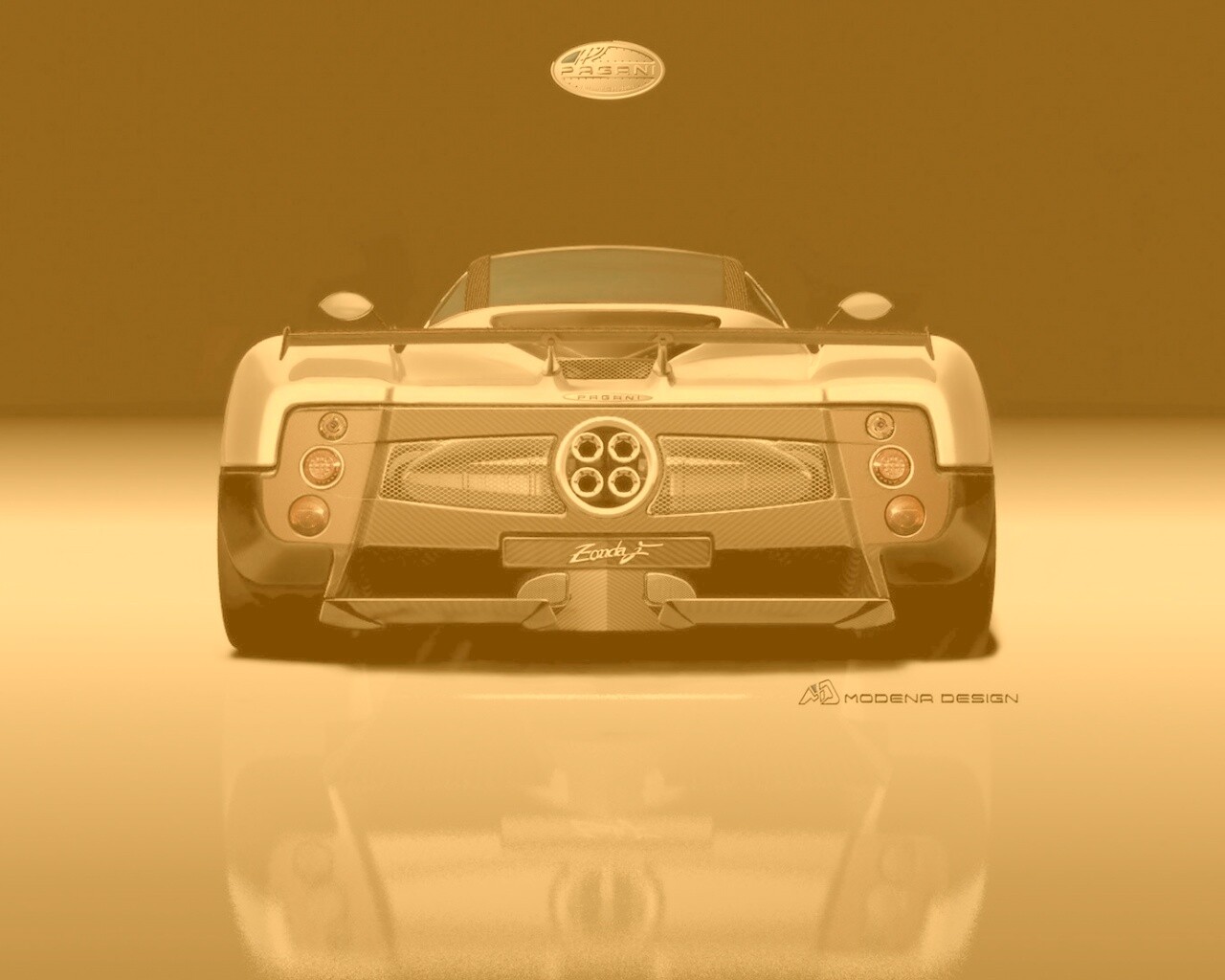 Pagani Zonda рендер обои