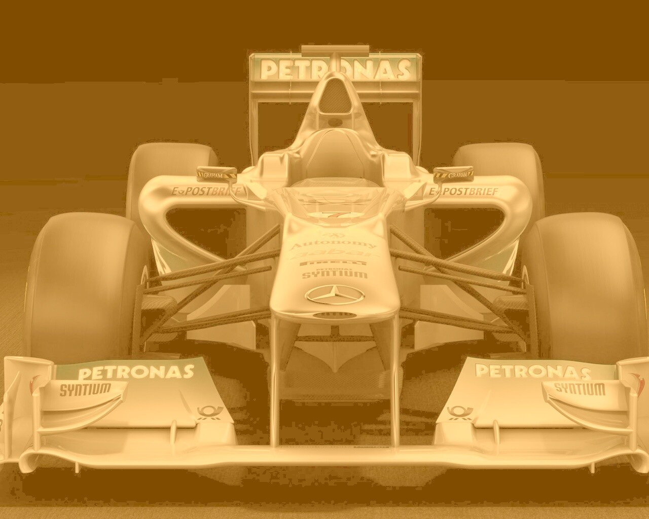 Болид Мерседес обои