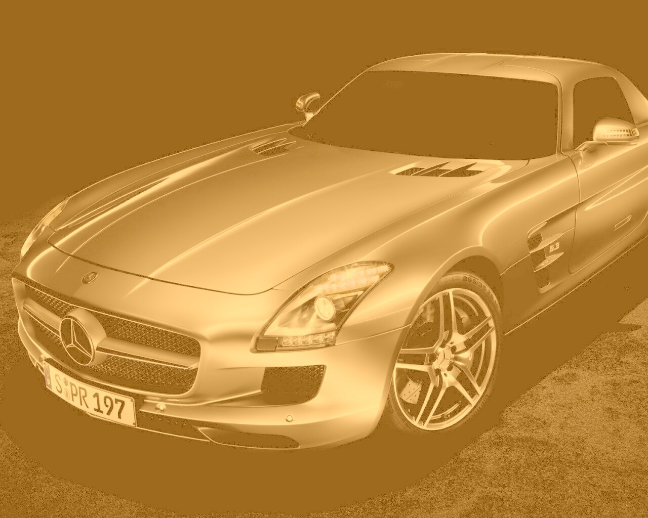 Mercedes SLS обои