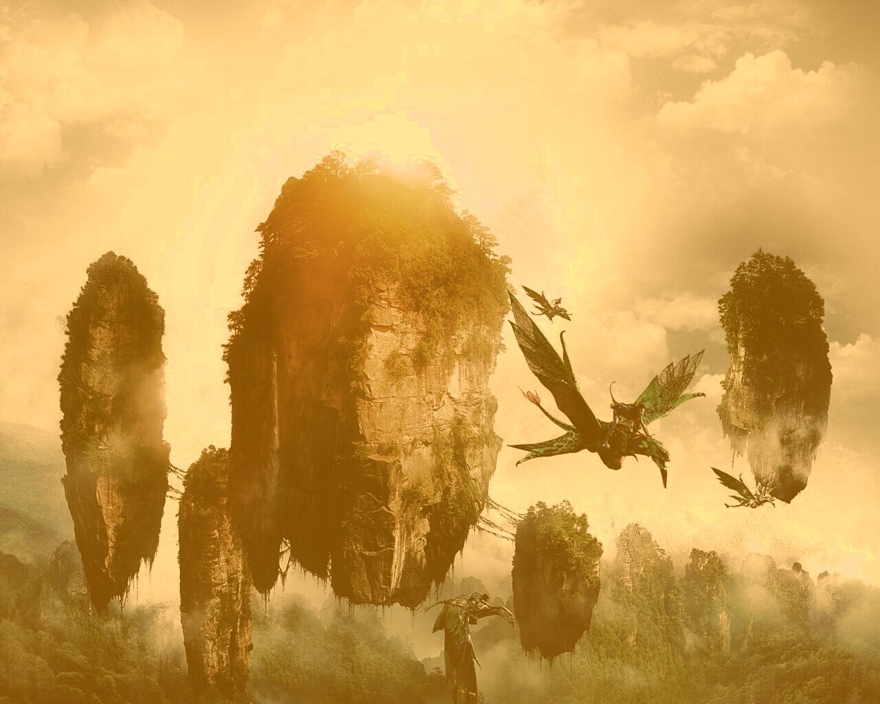 Аватар, планета Пандора обои