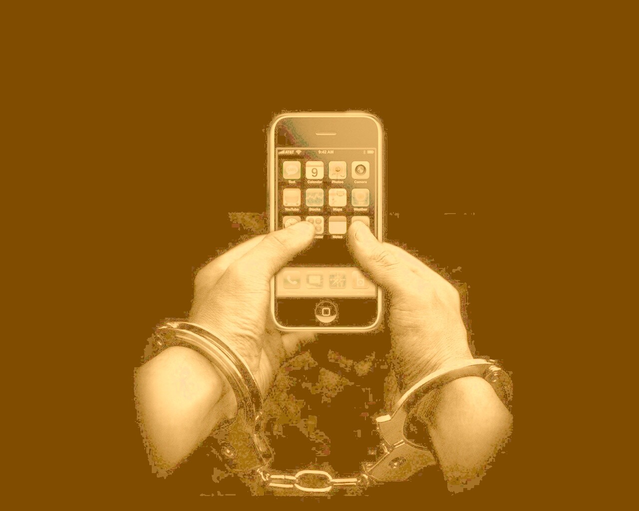 Ты раб своего iPhone обои