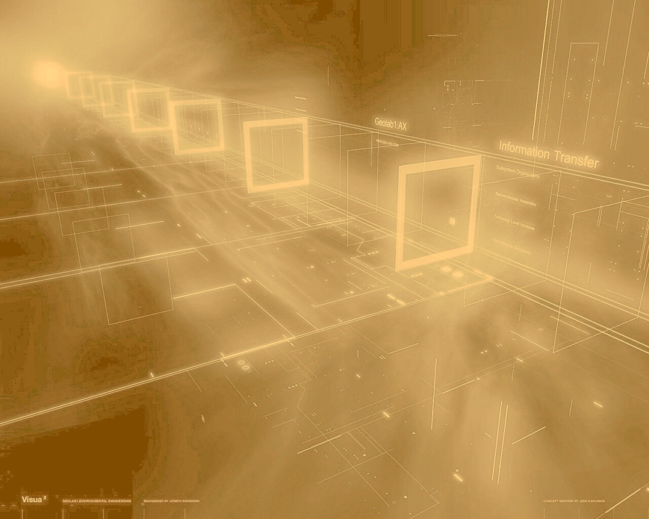 Информационный поток обои