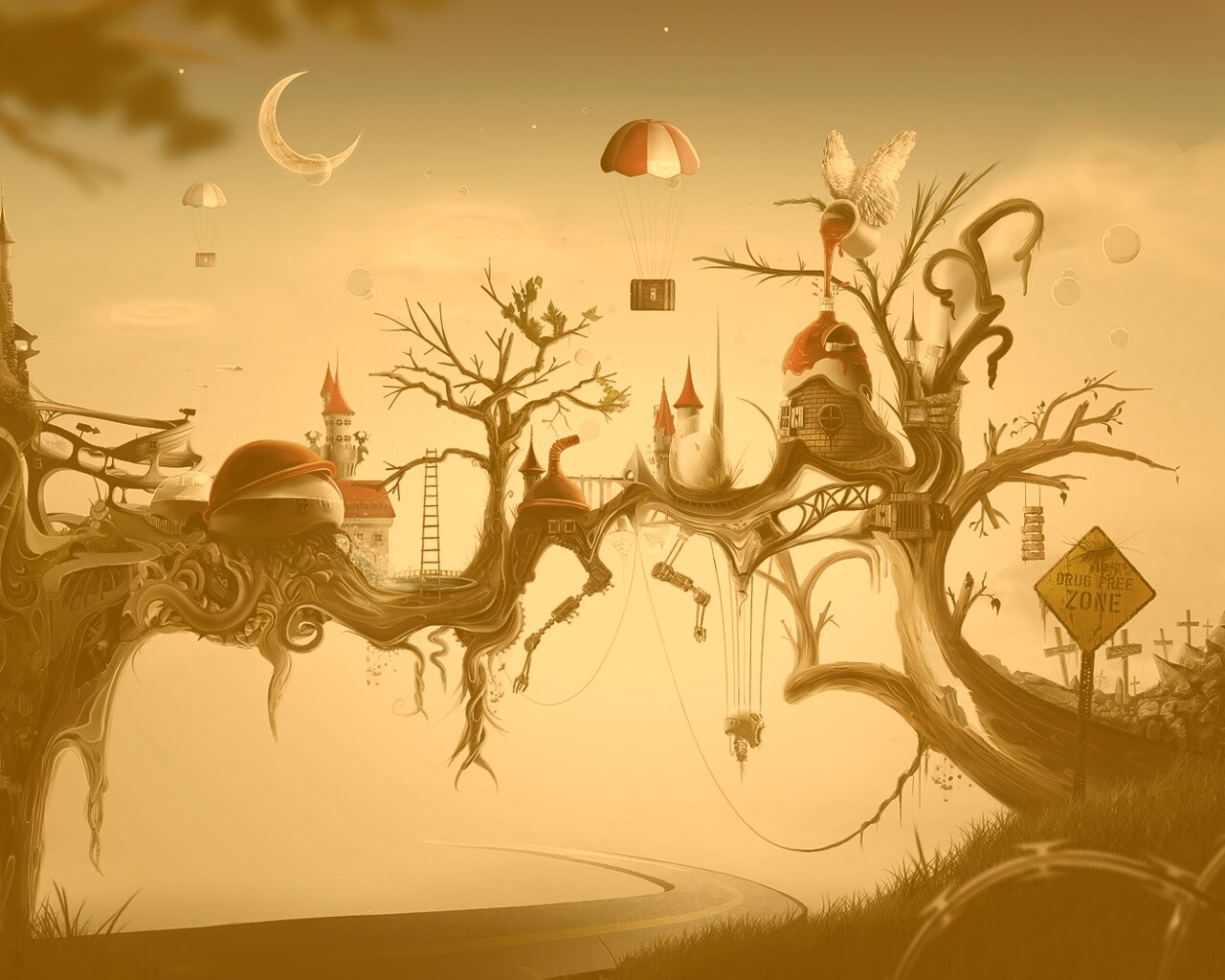 Свободная от наркотиков зона обои