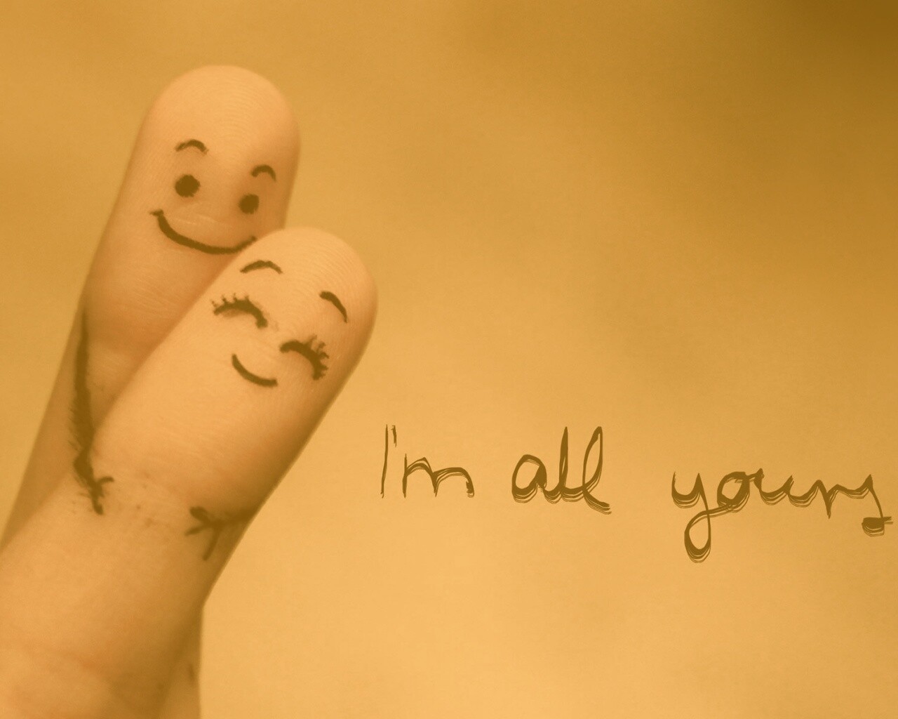 I"m all yours! обои