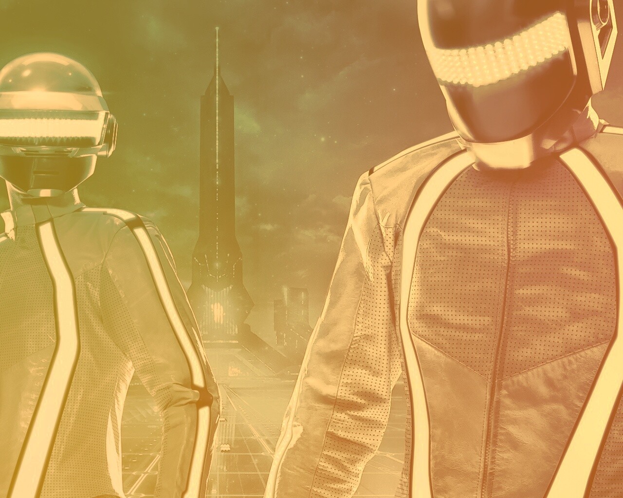 Daft Punk в фильме TRON обои