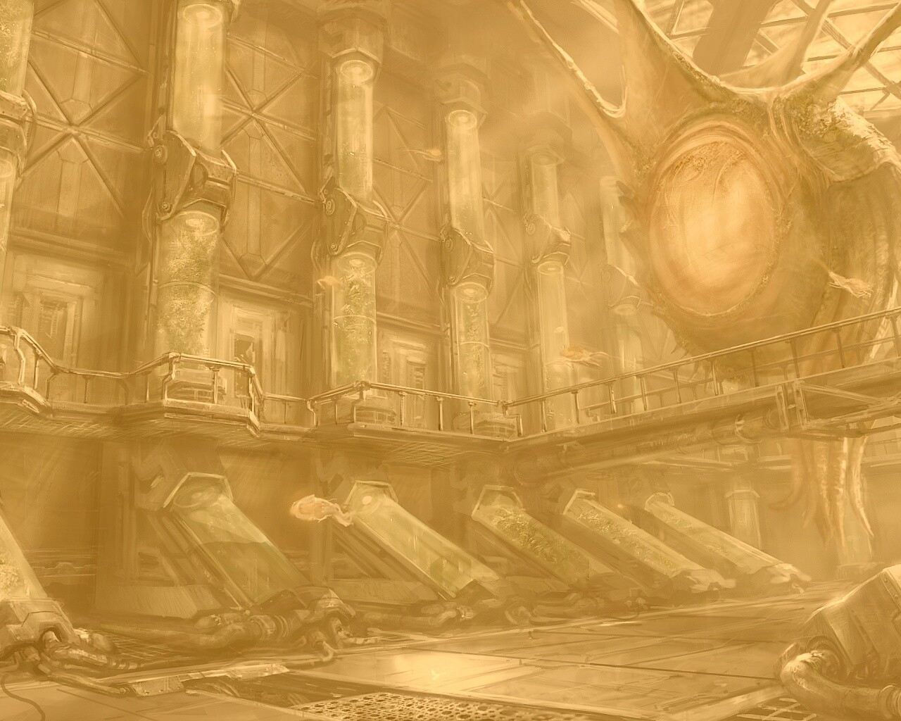 Саркофаги и нечто обои