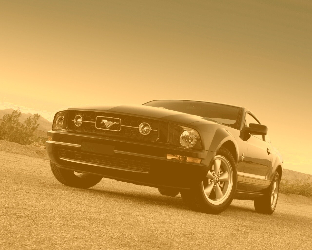 Форд Мустанг обои