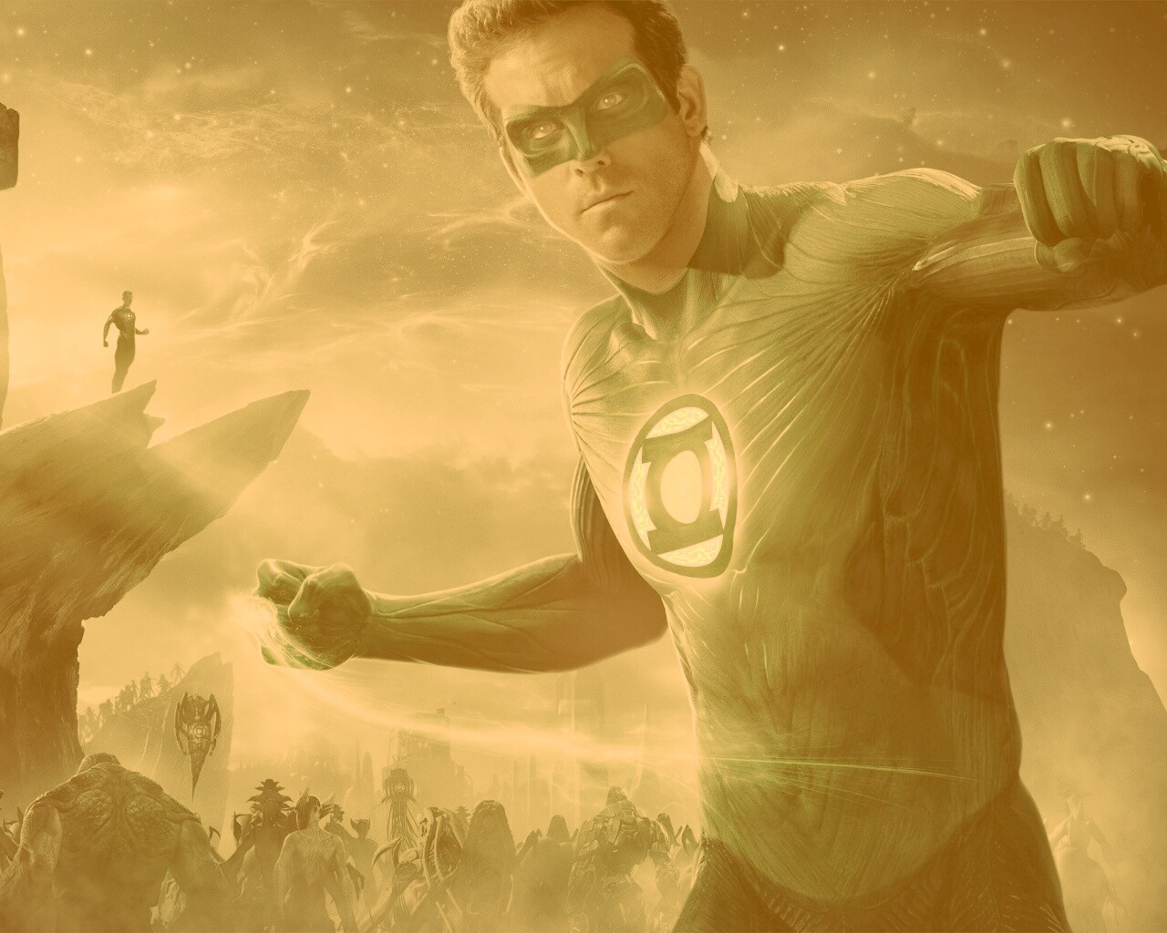 Зелёный фонарь обои