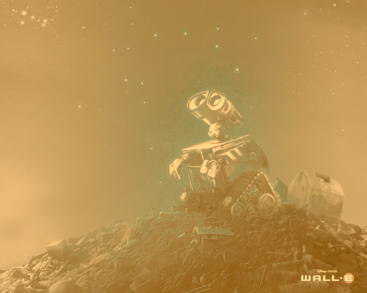 Валли и звезды обои