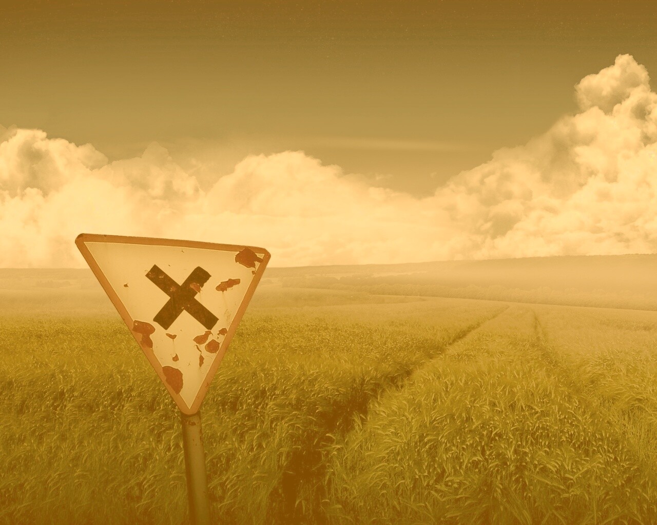 Проход воспрещен обои