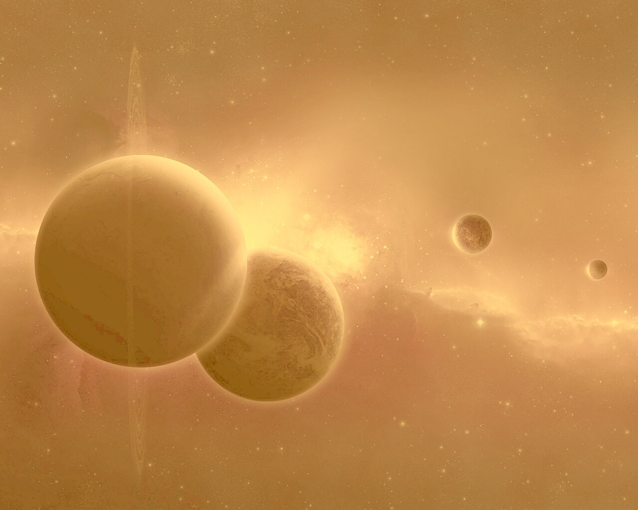 Фиолетовая вселенная обои