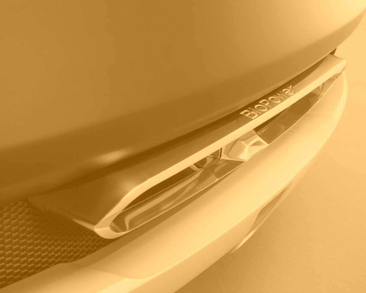 Хромированный бампер обои