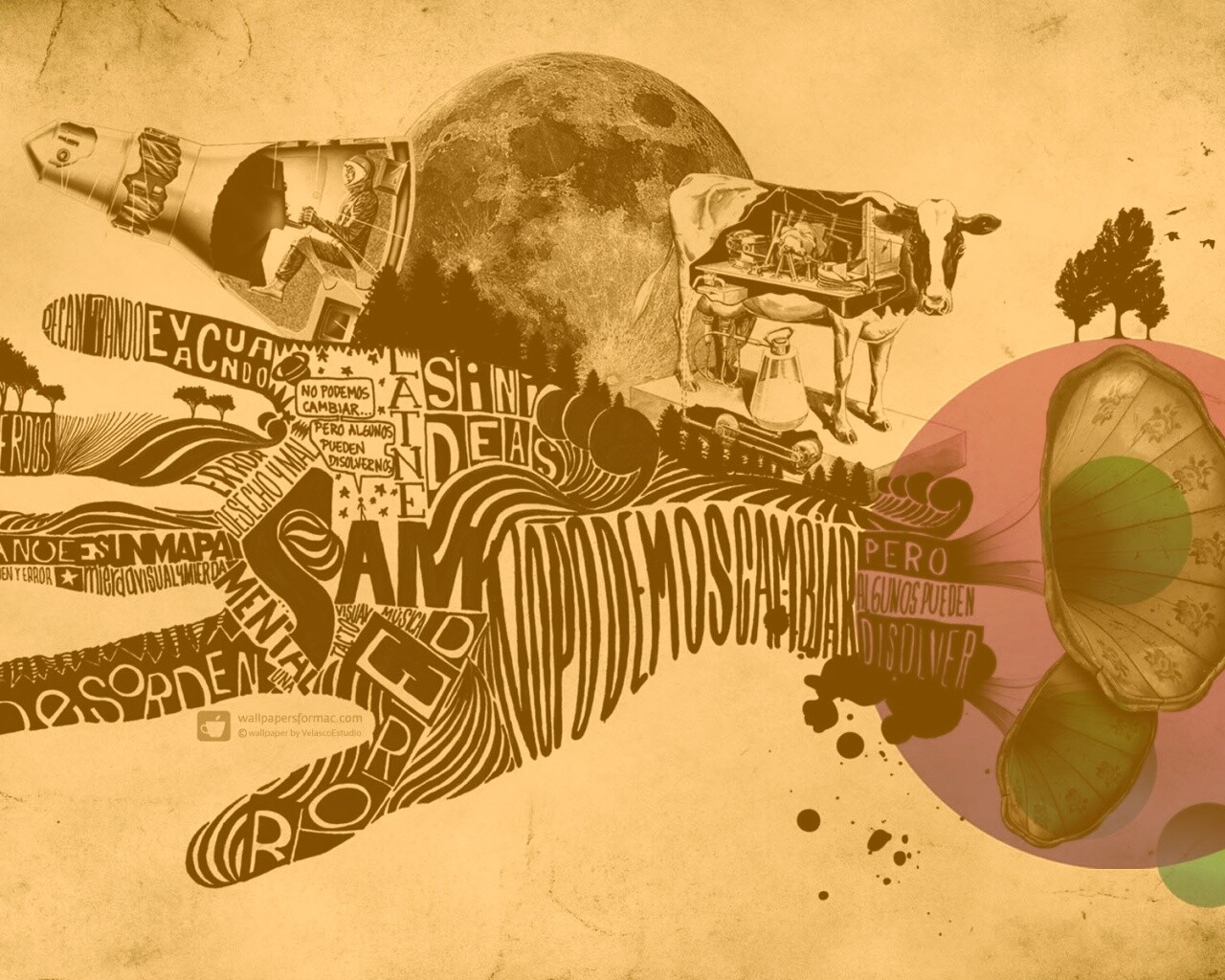 Абстрактные обои для Apple обои