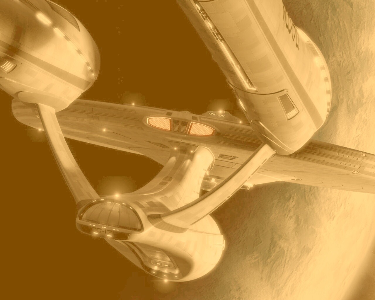 Космический корабль Enterprise из Star Trek обои