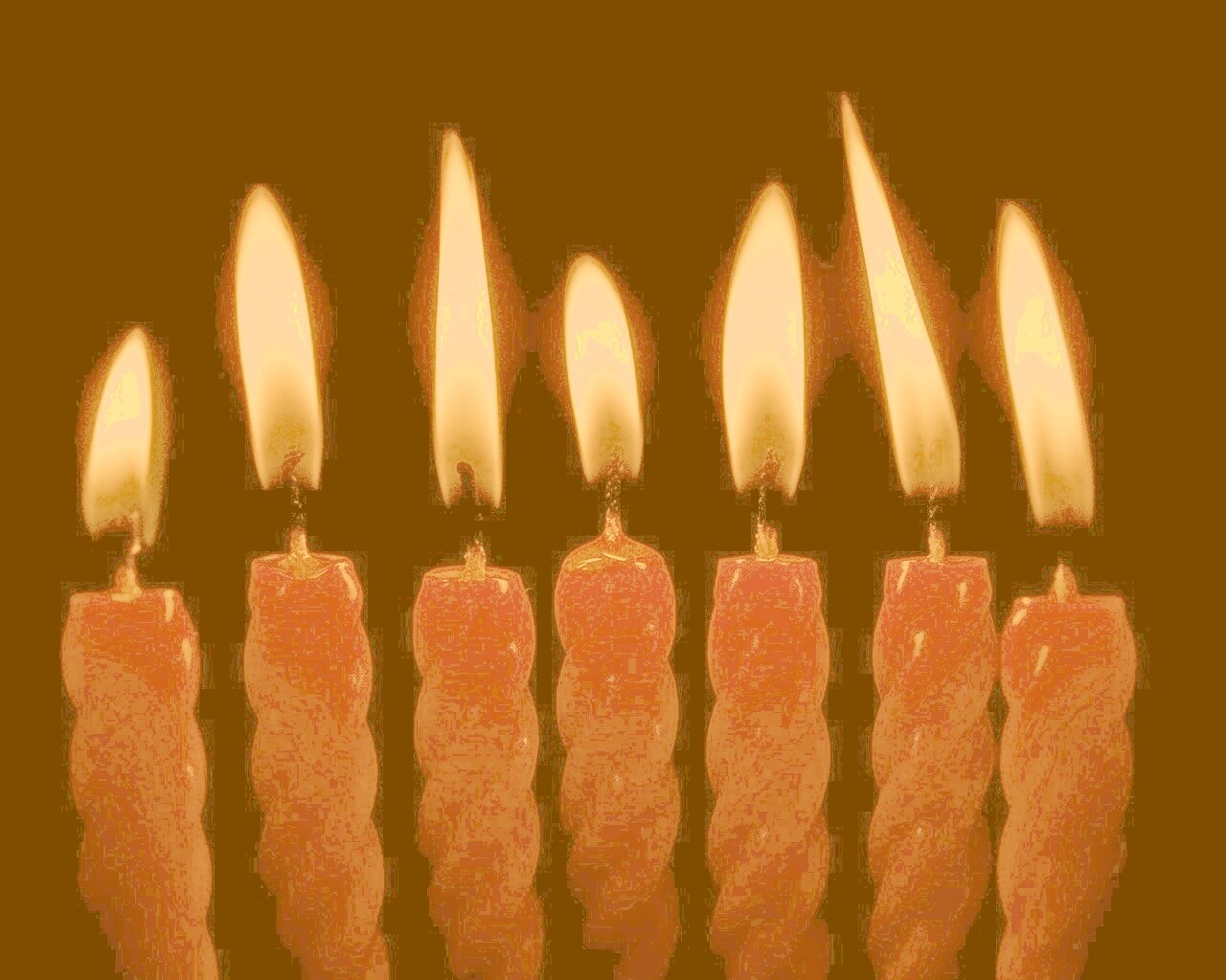 Красные свечи обои