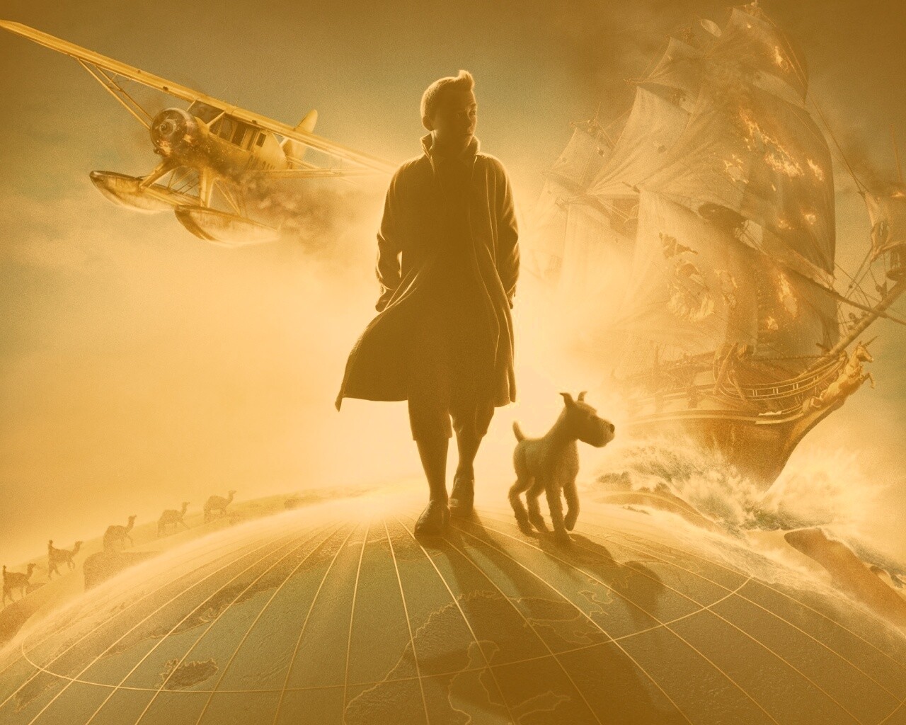 Приключение Тинтина обои