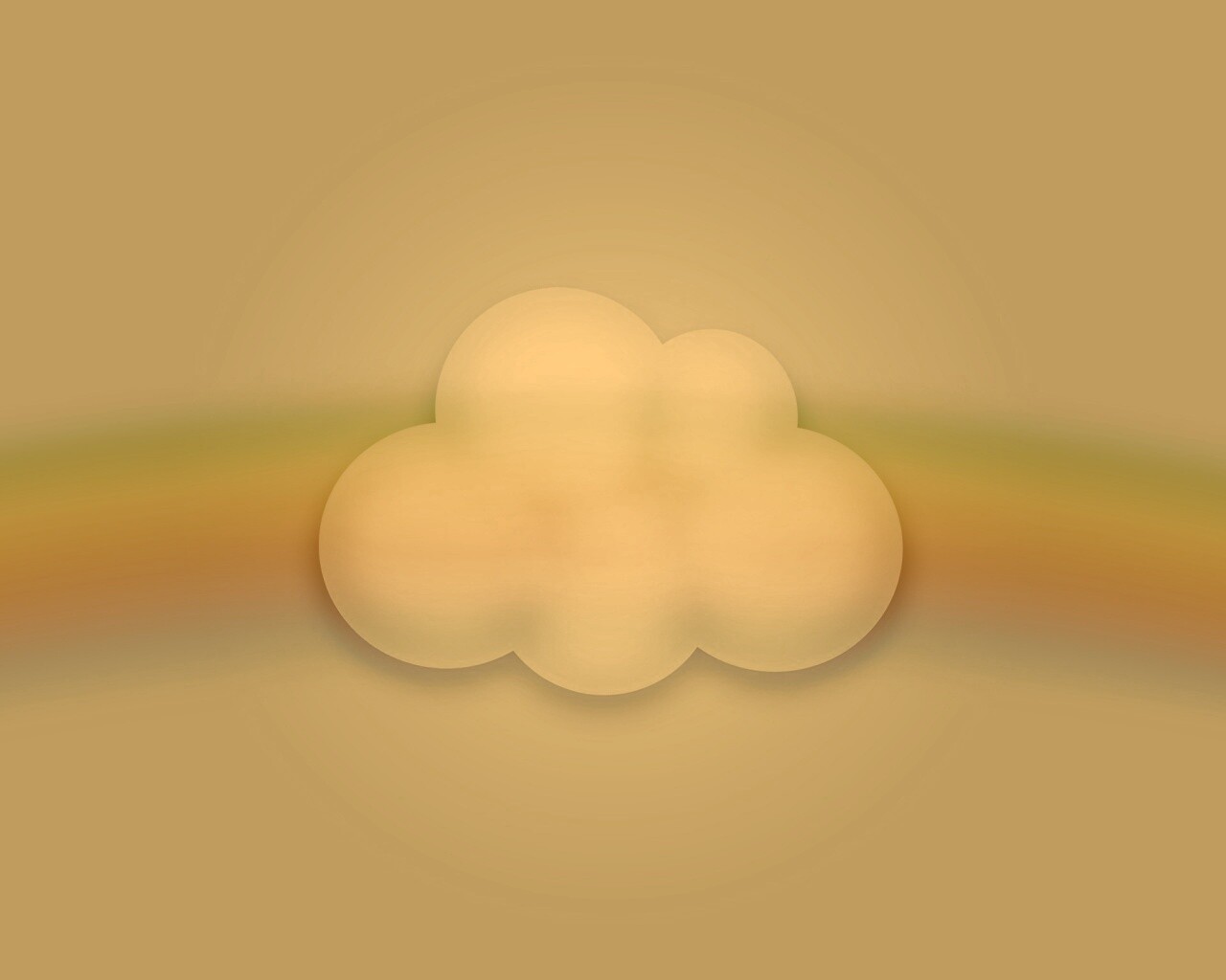 Облако за радугой обои