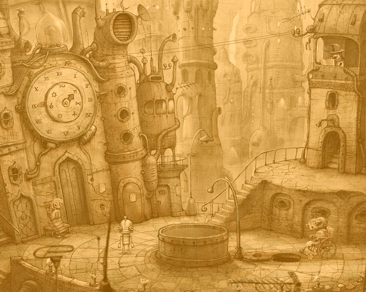 Машинариум обои