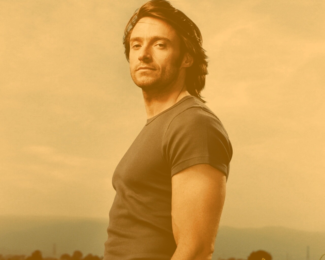 Хью Джекман в анфас обои