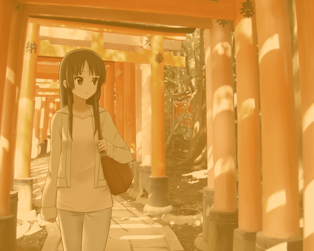 Акияма Мио обои