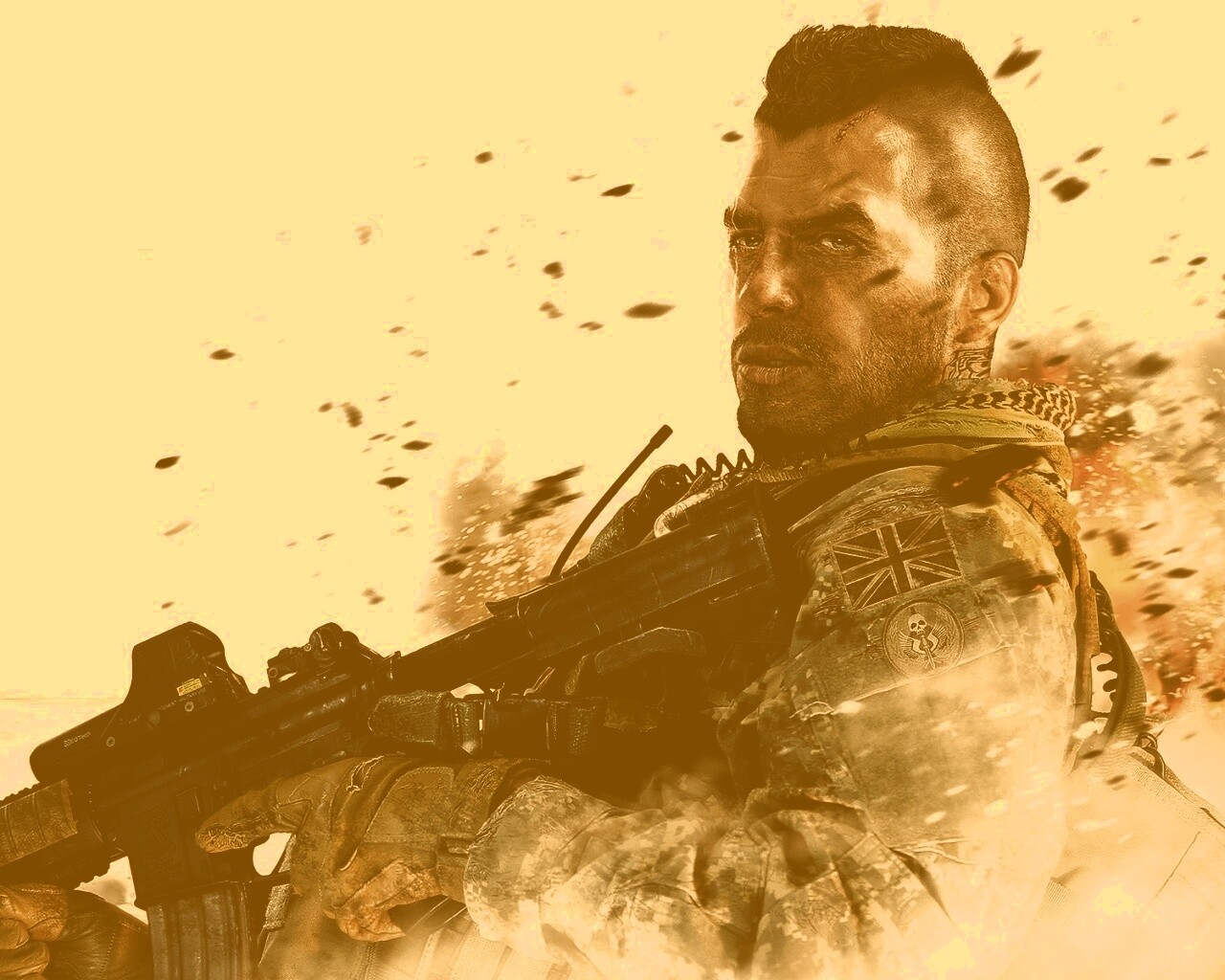 Солдат из COD Modern Warfare обои