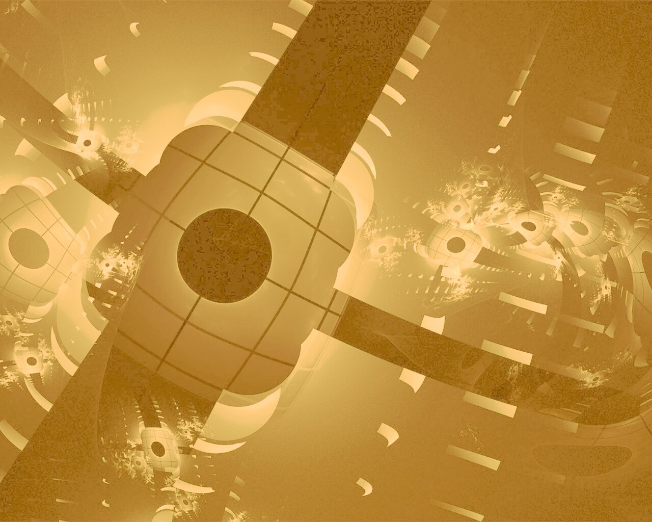 Абстрактные темно-зеленые фигуры обои