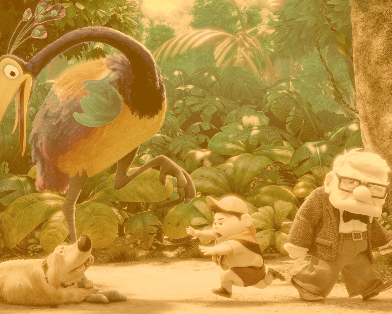 Герои мульфильма "Вверх" обои