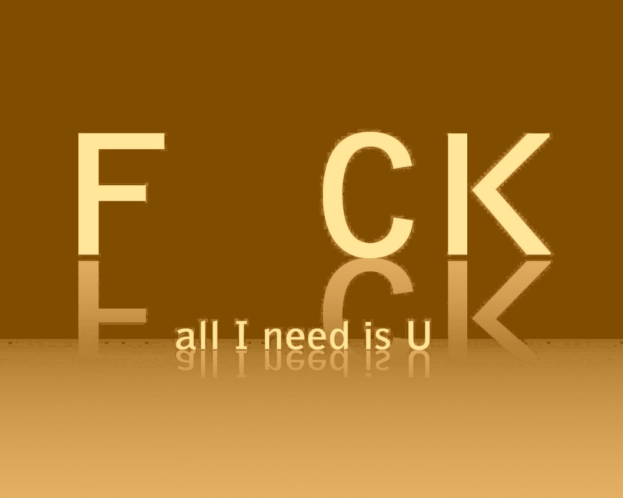 Всё что мне нужно — U обои