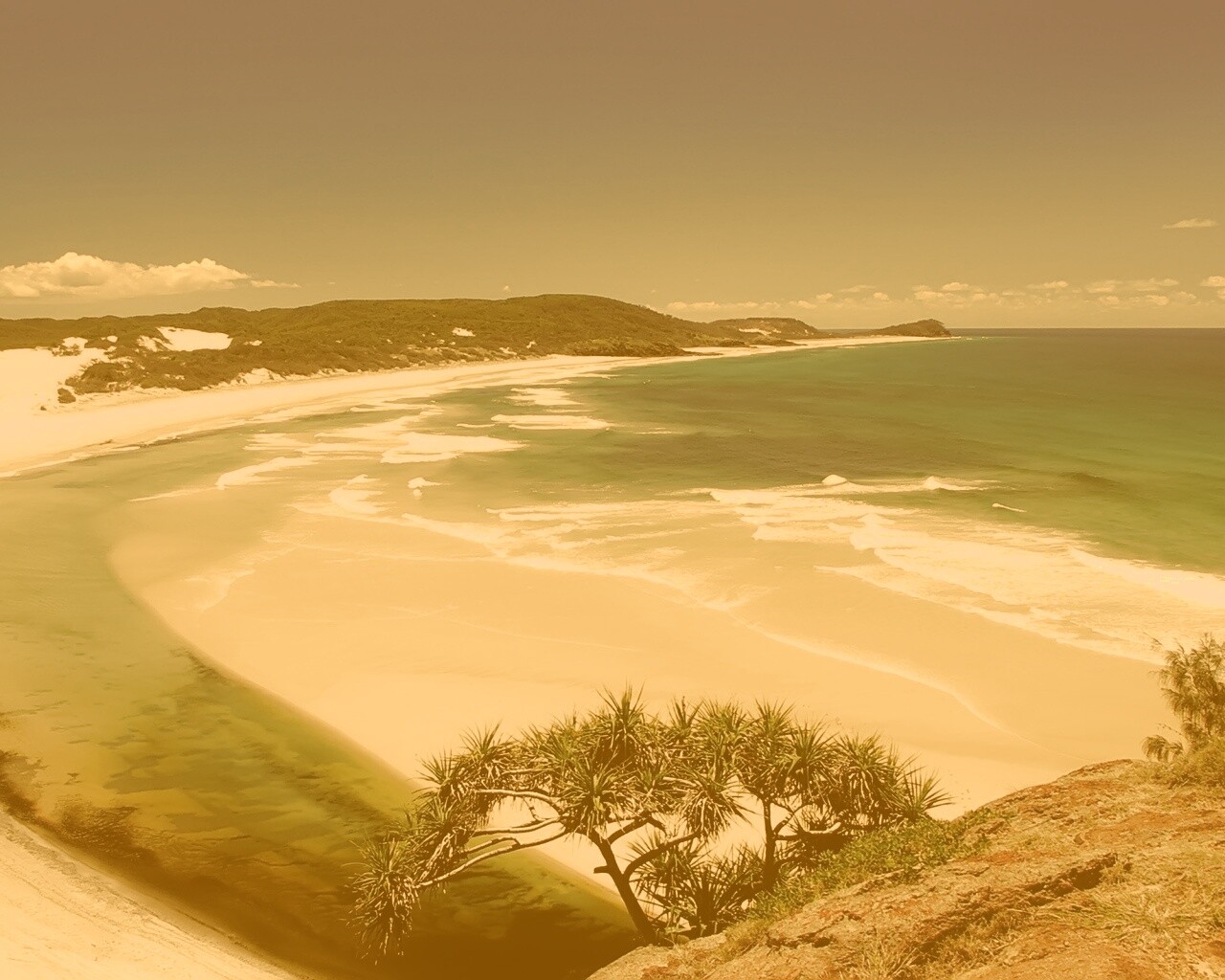 Береговая коса обои