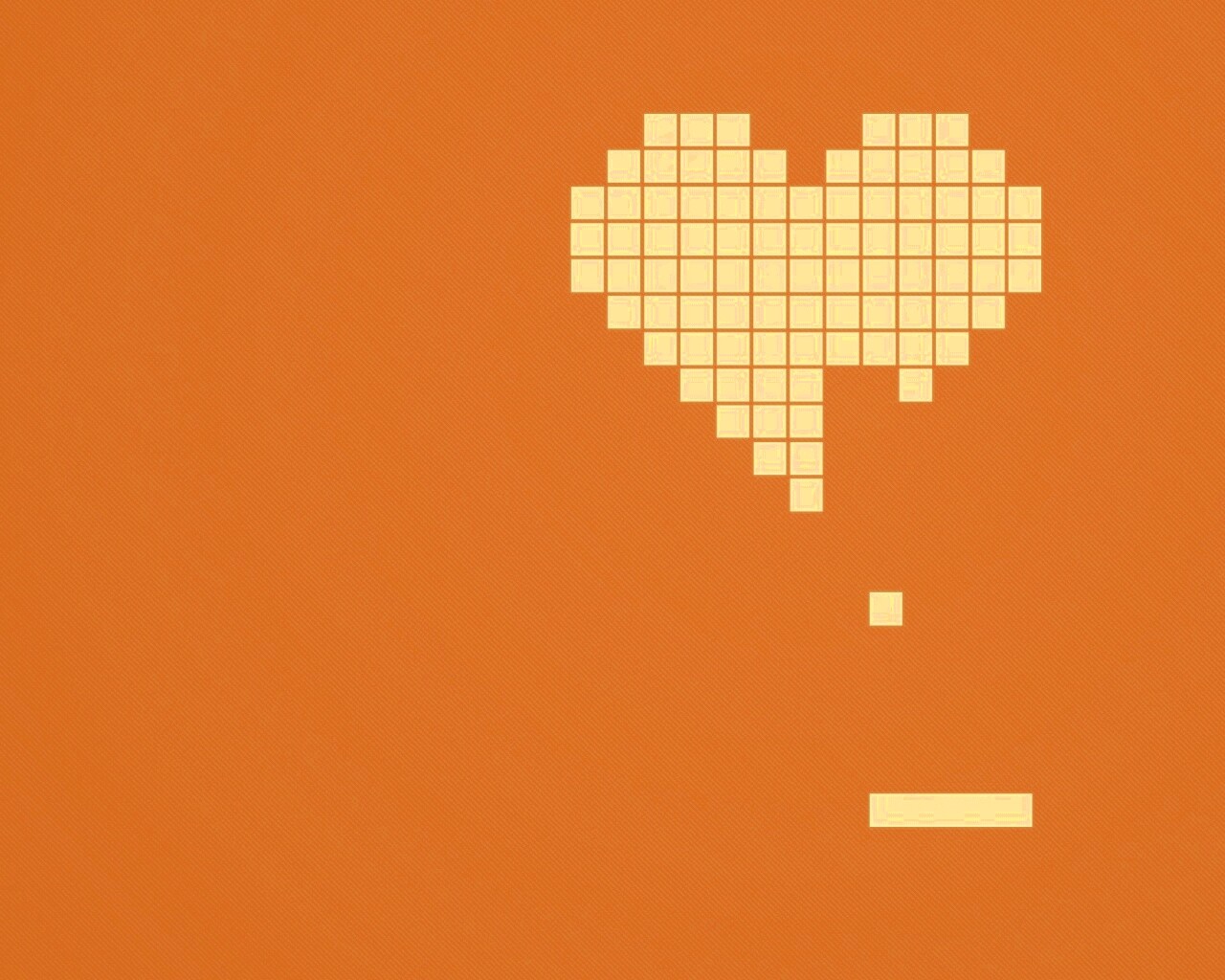 Уровень в виде сердца обои