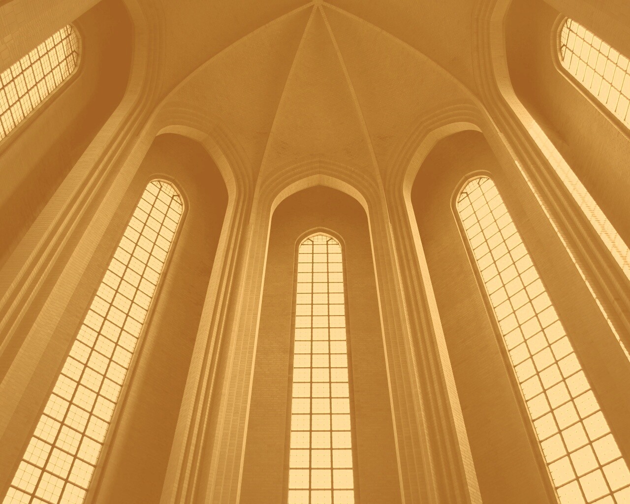 Готический свод обои