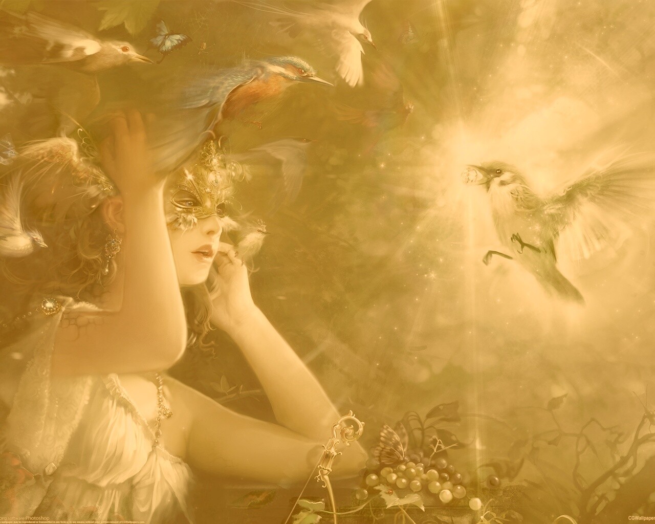 Птицы счастья обои