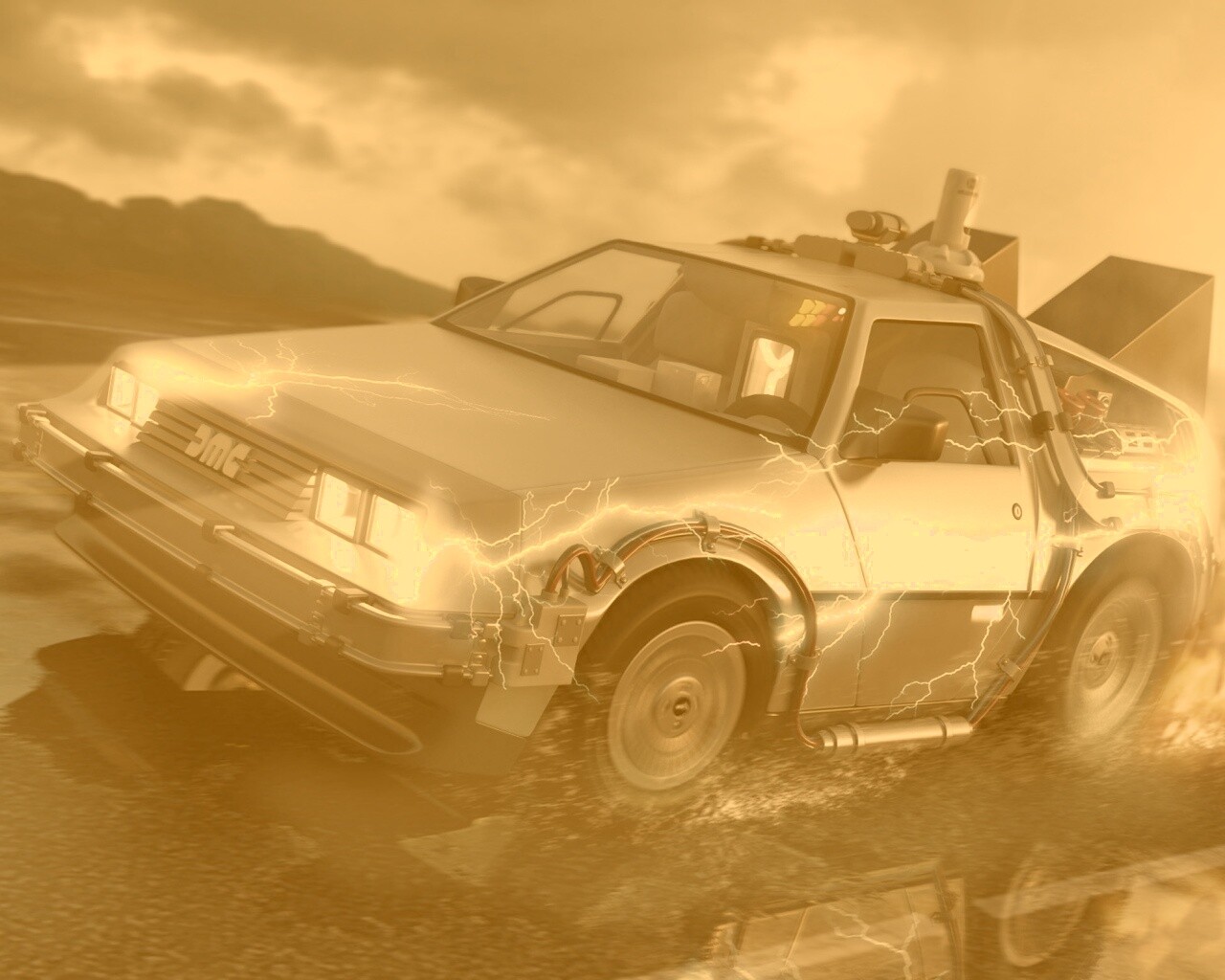 Машина времени обои