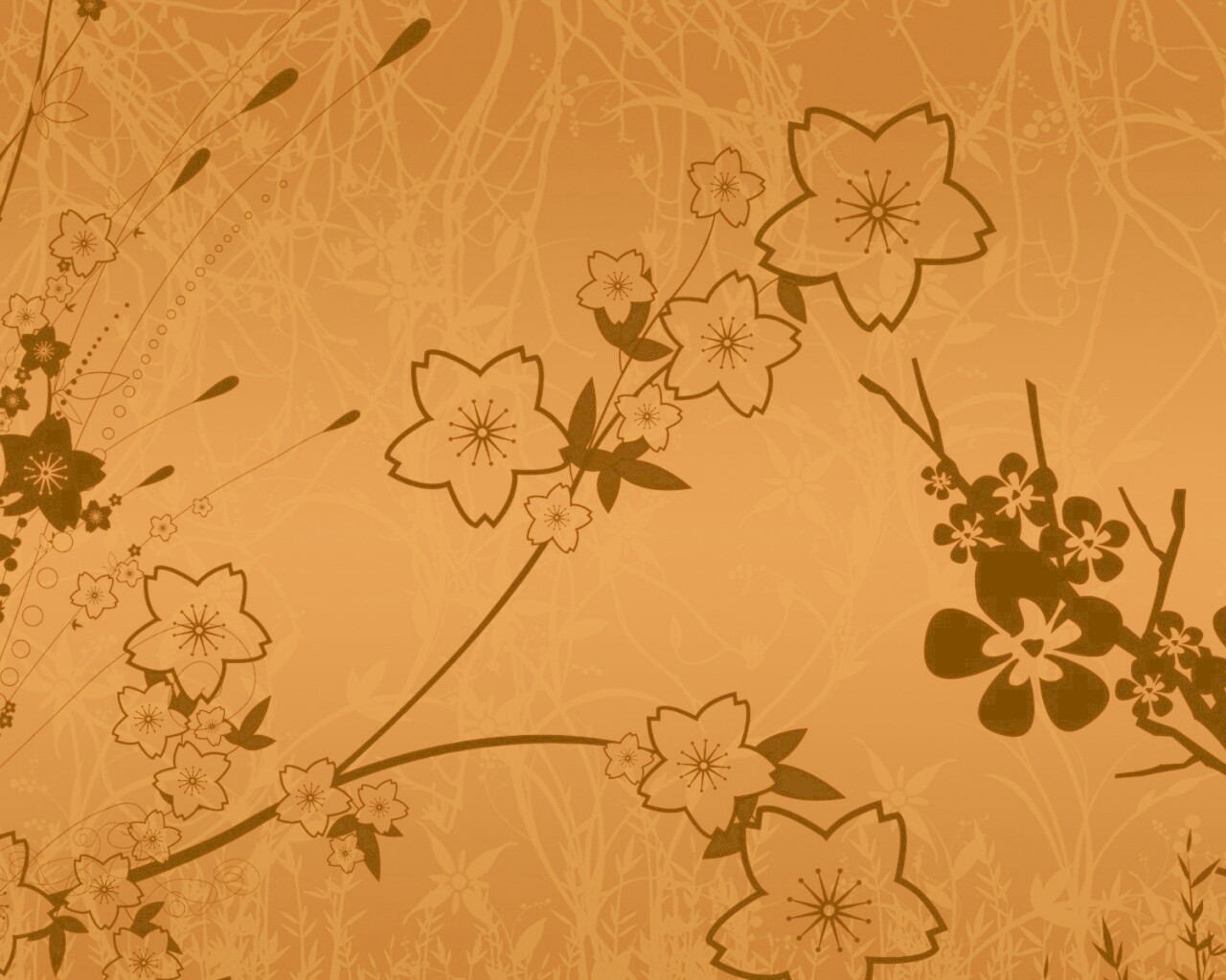 Цветы в векторе обои