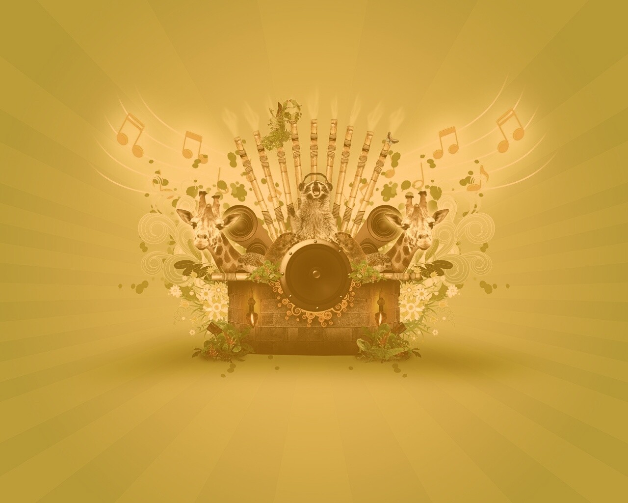 Музыка джунглей обои