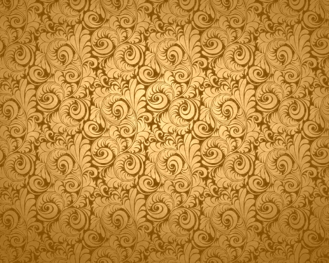 Черный фон с узорами и завитками обои